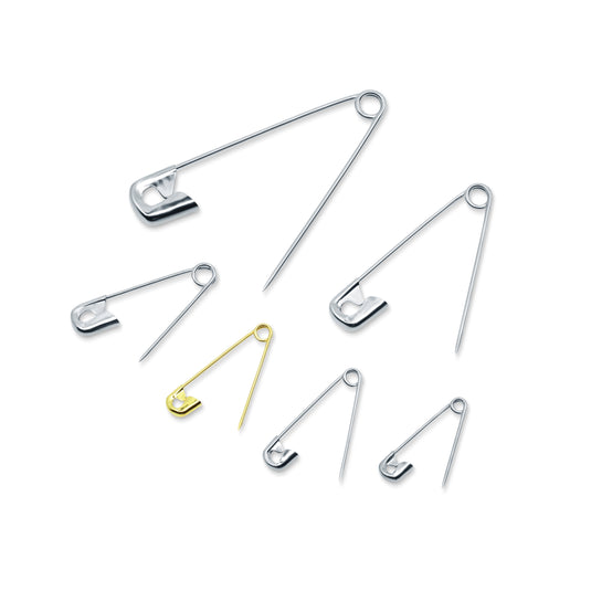 1480|Dritz Safety Pins & Storage Box, Assorted Sizes, 100 pc