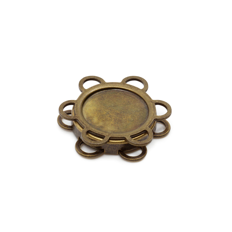 Load image into Gallery viewer, BK121|Dritz 3/4" Magnetic Sew-On Snaps, 12 Sets, Antique brass