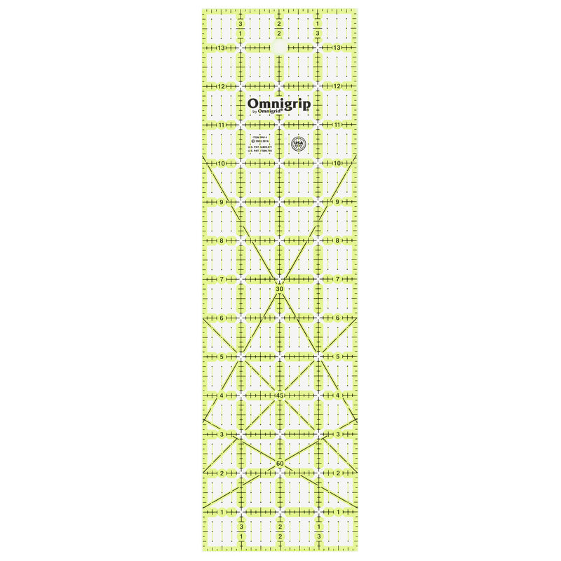 Chargez l'image dans la visionneuse de la galerie, RN14|Omnigrid Omnigrip Neon Rectangle Ruler, 4" x 14"