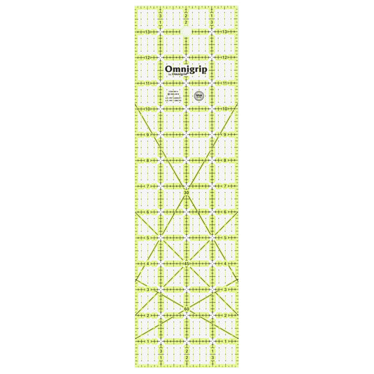 RN14|Omnigrid Omnigrip Neon Rectangle Ruler, 4" x 14"