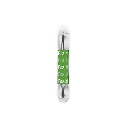 9334W|Dritz 3/4" White Braided Elastic, 1 yd