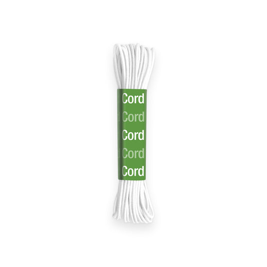 9340W|Dritz Beading Cord Elastic, White, 5 yd