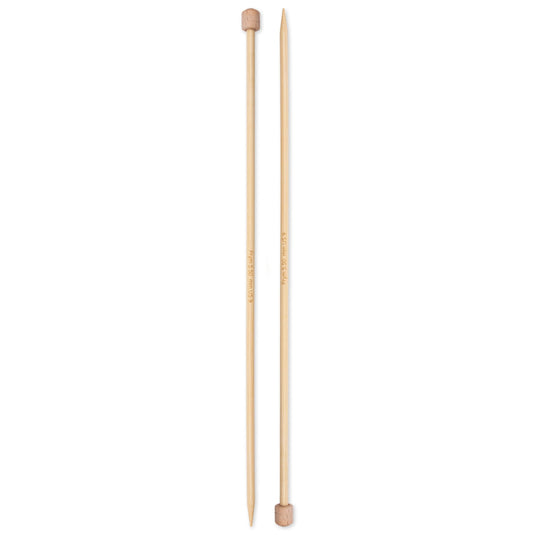 222118|Prym 13" Single Point Bamboo Knitting Needles, 5.5mm