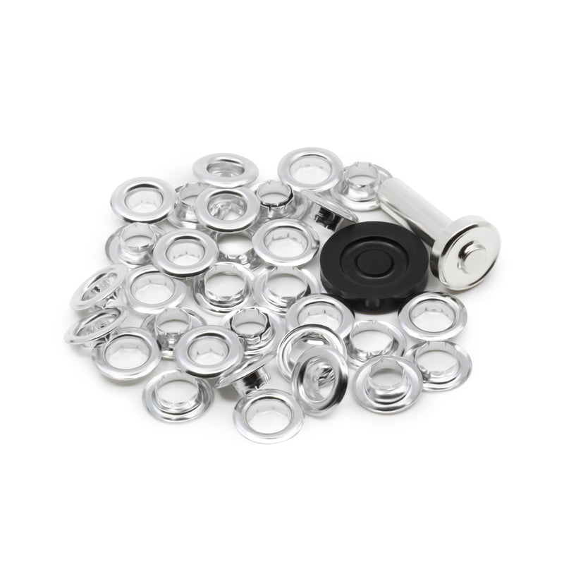 Load image into Gallery viewer, 33575-65|Dritz 1/4" Large Eyelets, 15 Sets, Nickel