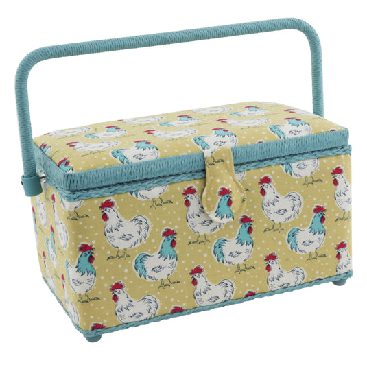 Z10000-42091|Dritz Rectangular Sewing Basket, Medium