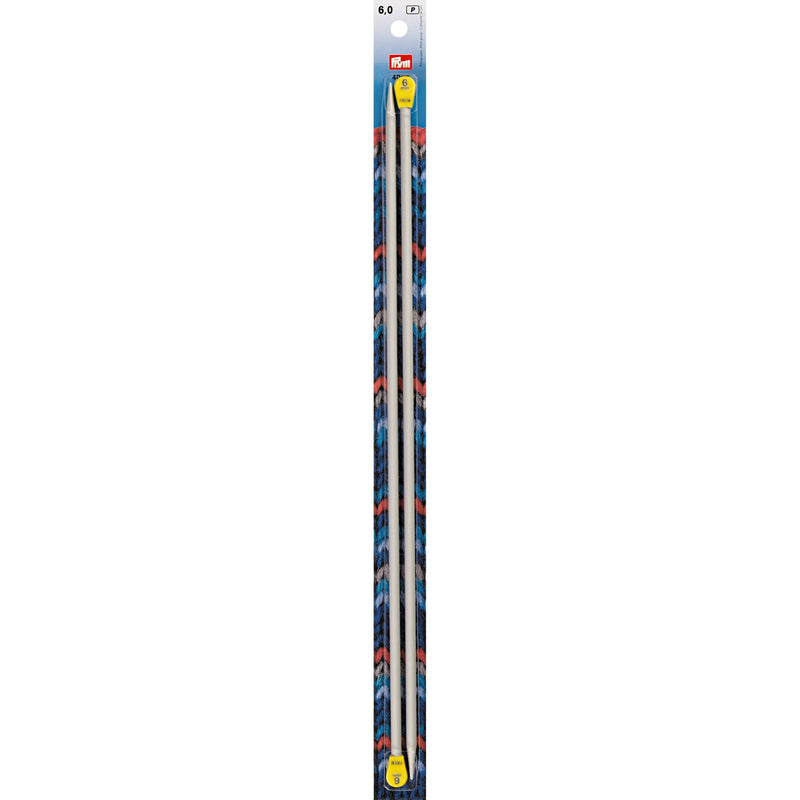 Cargue la imagen en el visor de la galería, 191480|Prym 16" Single Point Aluminum Knitting Needles, 6mm