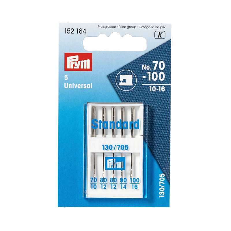 Load image into Gallery viewer, 152164|Prym Universal Sewing Machine Needles, Sizes 10-16 (No. 70-100), 5 pc