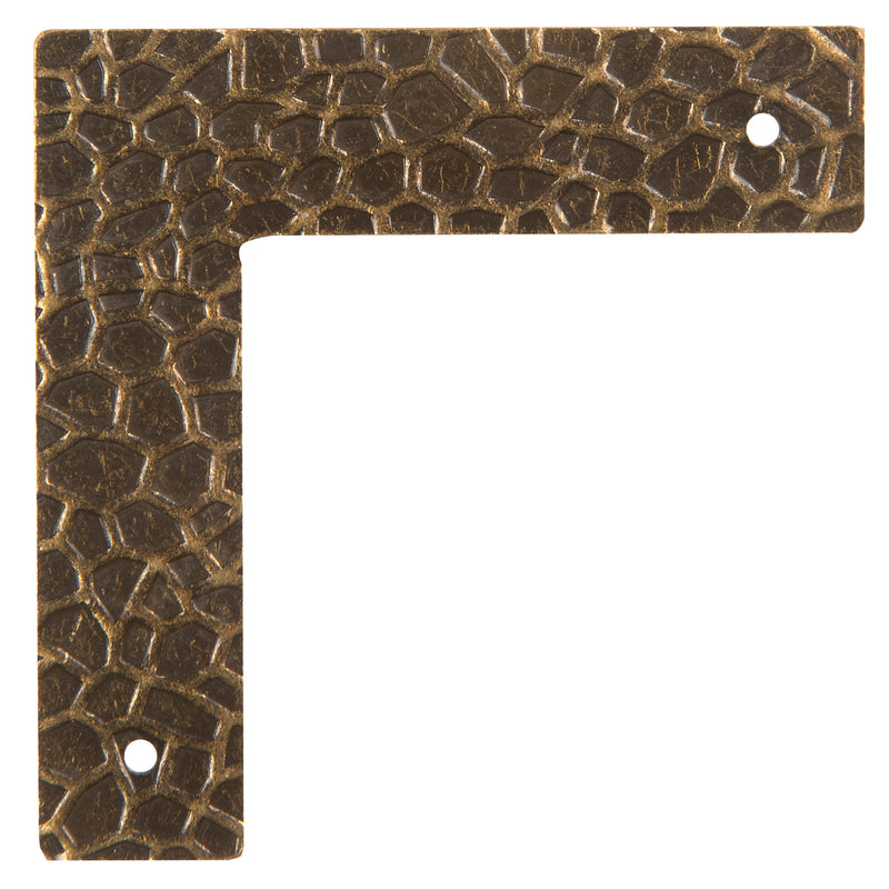 Chargez l'image dans la visionneuse de la galerie, 44794-38|Dritz Textured Campaign Corners, Small, Antique Brass, 4 pc