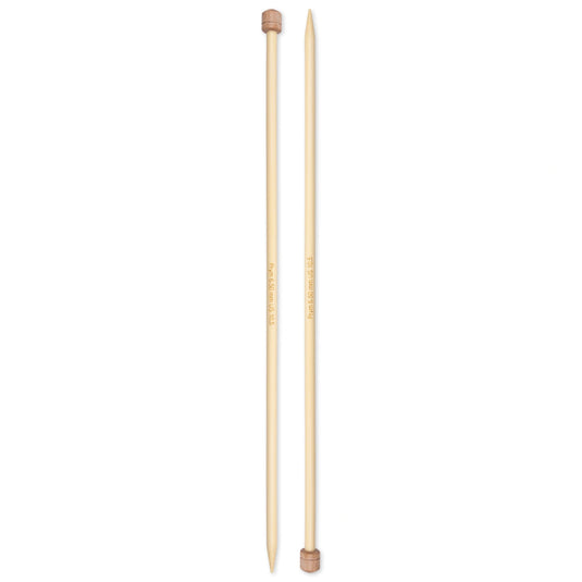 222120|Prym 13" Single Point Bamboo Knitting Needles, 6.5mm