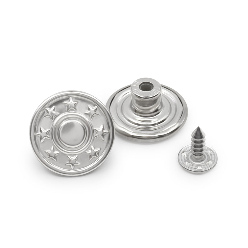 Chargez l'image dans la visionneuse de la galerie, 4-65|Dritz Jean Buttons, 6 pc, Nickel