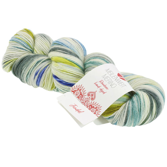 28297004|Lana Grossa Hand Dyed Meilenweit 100 Merino Rainbow Yarn, Jindal