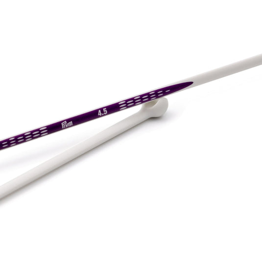 190305|Prym 12" Ergonomic Single Point Knitting Needles, 4.5mm