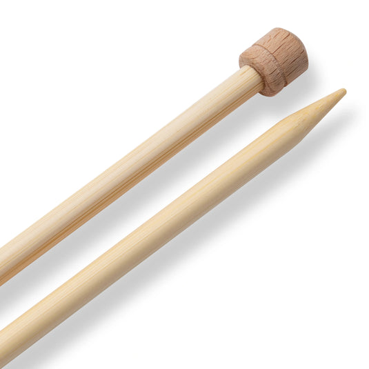 222120|Prym 13" Single Point Bamboo Knitting Needles, 6.5mm