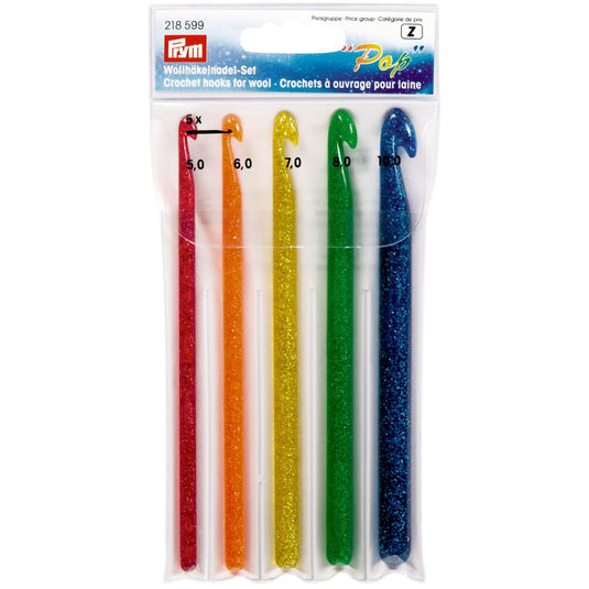 218599|Prym Pop Crochet Hook Set, 5-10mm