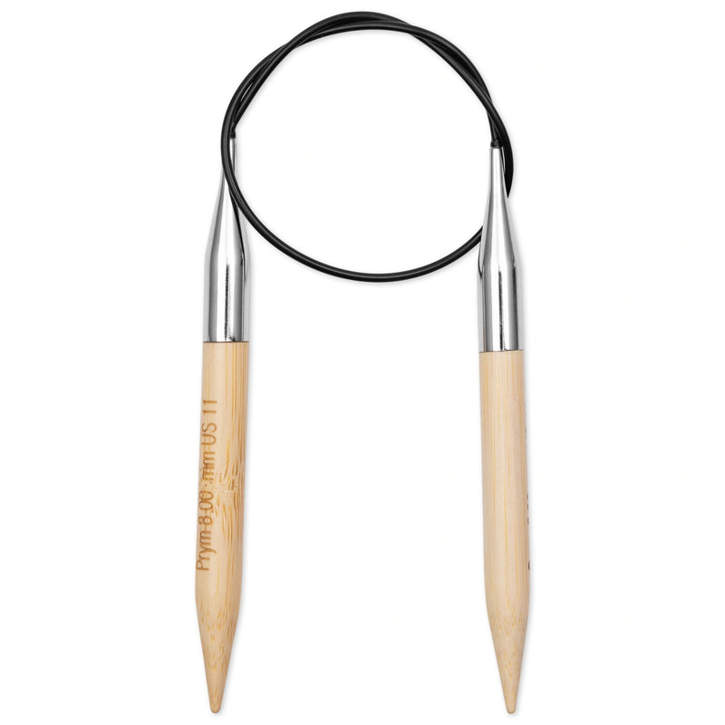 Chargez l'image dans la visionneuse de la galerie, 222532|Prym 16" (40 cm) Circular Bamboo Knitting Needles, US 11 (8 mm)