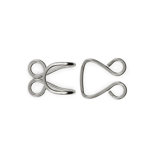 98-65|Dritz Extra-Large Hooks & Eyes, 3 Sets, Nickel