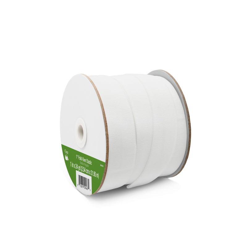 Load image into Gallery viewer, 9487W|Dritz 1" Fold-Over Elastic, White, 24 yd