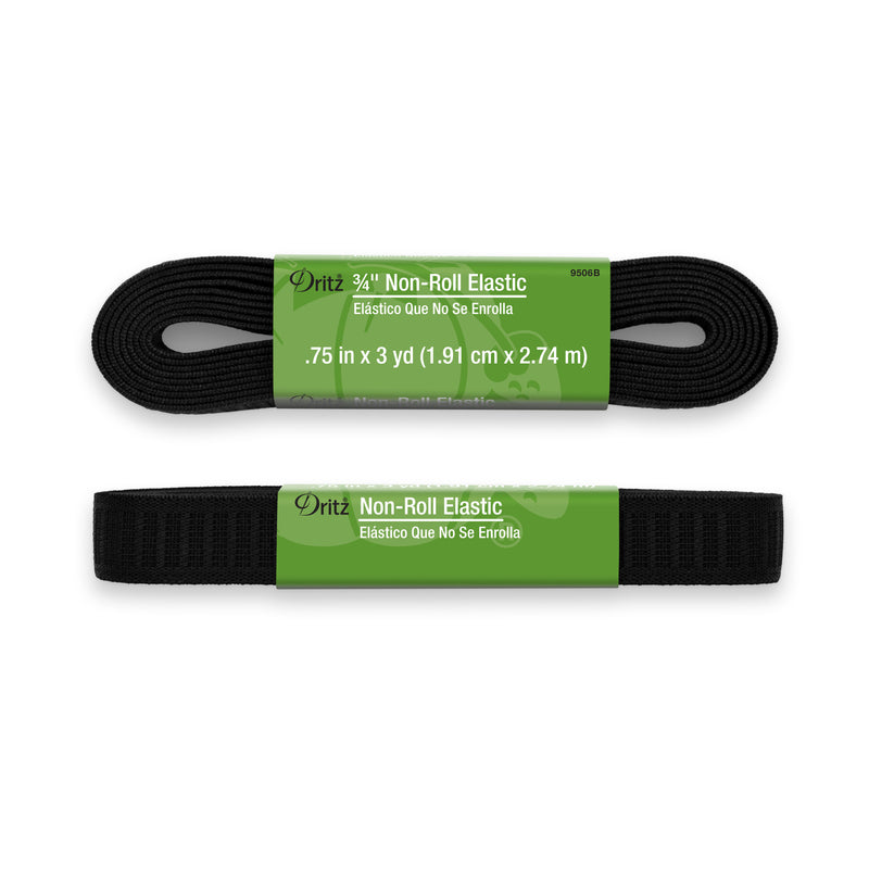 Chargez l'image dans la visionneuse de la galerie, 9506B|Dritz 3/4" Non-Roll Elastic, Black, 3 yd