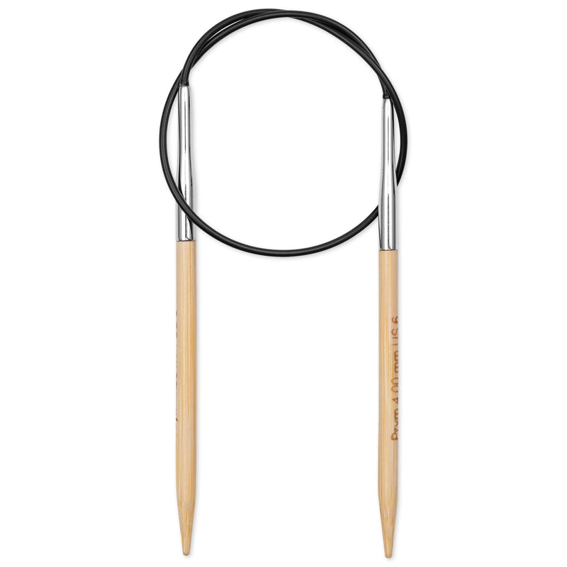 Chargez l'image dans la visionneuse de la galerie, 222526|Prym 16" (40 cm) Circular Bamboo Knitting Needles, US 6 (4 mm)