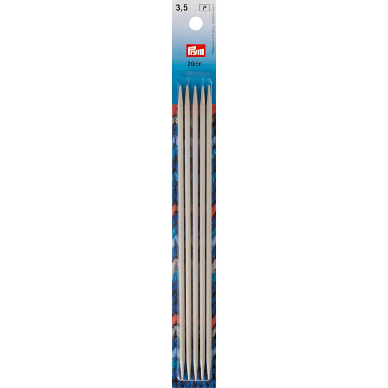 Load image into Gallery viewer, 191491|Prym 8" Double Point Aluminum Knitting Needles, 3.5mm