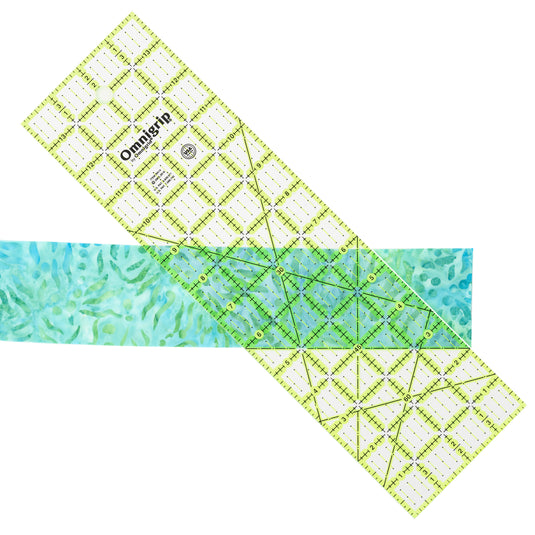 RN14|Omnigrid Omnigrip Neon Rectangle Ruler, 4" x 14"