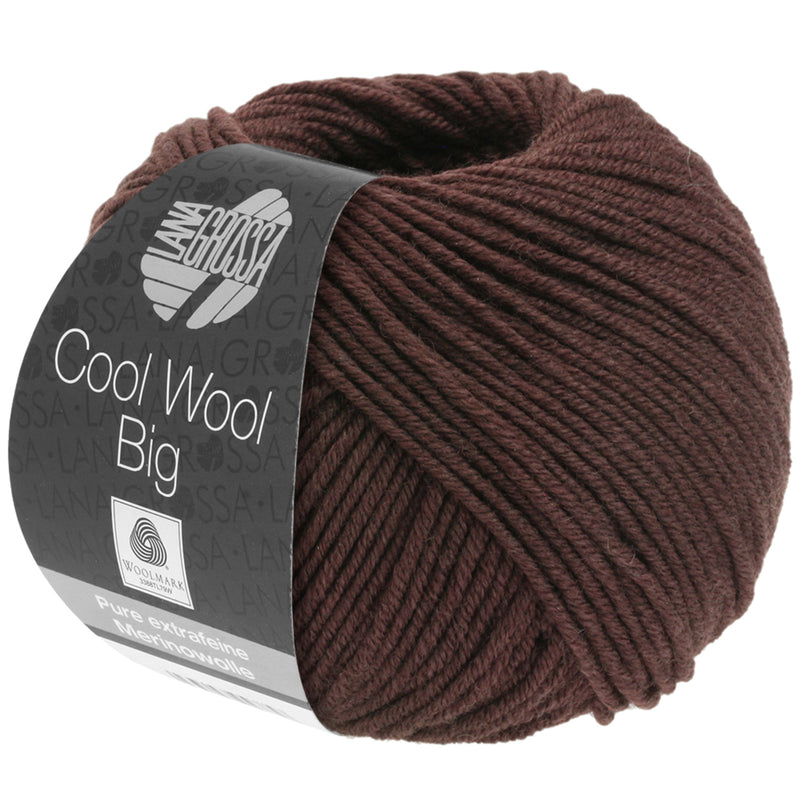 Load image into Gallery viewer, 0640987|Lana Grossa Cool Wool Big Yarn, Chocolate Brown
