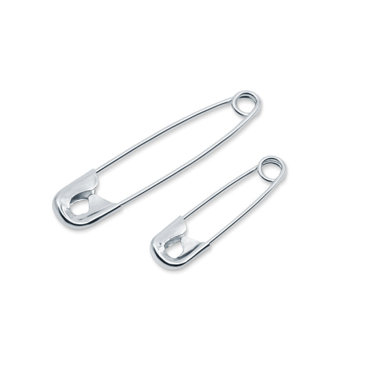 7211|Dritz Safety Pins, Assorted Sizes, Nickel, 50 pc