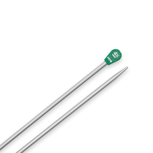 191477|Prym 16" Single Point Aluminum Knitting Needles, 4.5mm