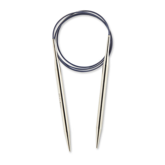 212196|Prym 40" Circular Brass Knitting Needles, 7mm