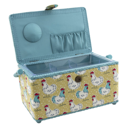 Z10000-42091|Dritz Rectangular Sewing Basket, Medium