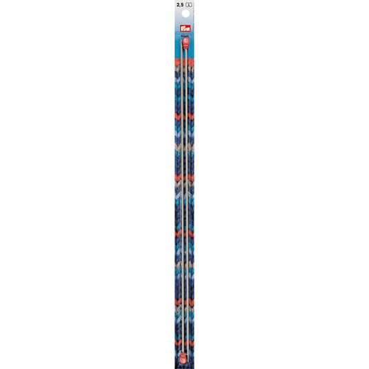 191473|Prym 16" Single Point Aluminum Knitting Needles, 2.5mm