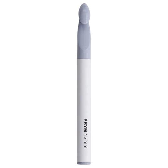 218506|Prym 7" Plastic Crochet Hook, 15mm