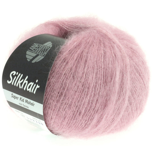 5710087|Lana Grossa Silkhair Yarn, Subtle Purple