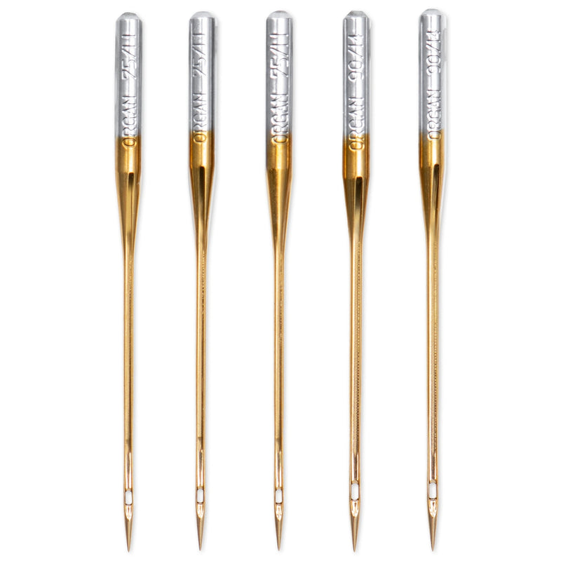 Load image into Gallery viewer, 154936|Prym Embroidery Sewing Machine Needles, Sizes 11+14 (No. 75+90), 5 pc