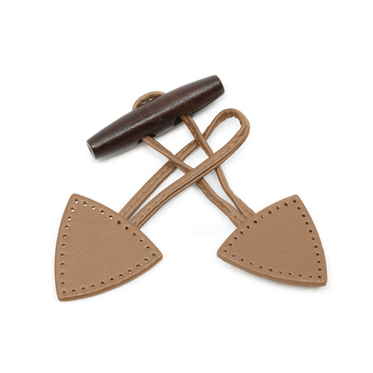 454-58|Dritz Sew-On Toggle, 1 pc, Tan