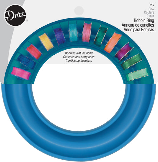 895|Dritz Bobbin Ring, Stores Over 20 Bobbins