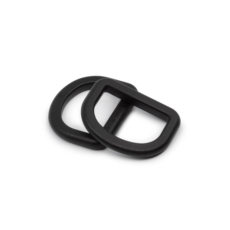 Load image into Gallery viewer, 456|Dritz 1" D-Rings, Black, 2 Count, Black, 2 pc