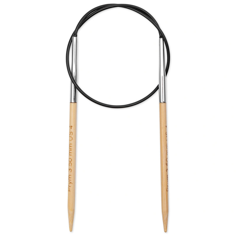 Chargez l'image dans la visionneuse de la galerie, 222525|Prym 16" (40 cm) Circular Bamboo Knitting Needles, US 4 (3.5 mm)