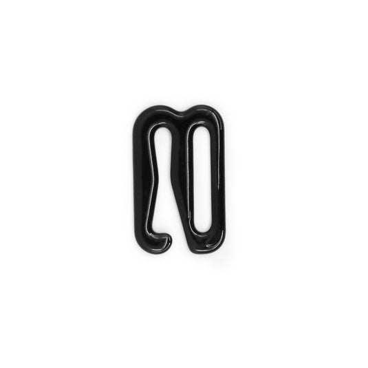 99-12-1|Dritz 1/2" Swim Suit Bra Hooks, 2 pc, Black