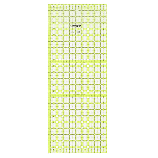 RN9524|Omnigrid Omnigrip Neon Rectangle Ruler, 9-1/2" x 24"