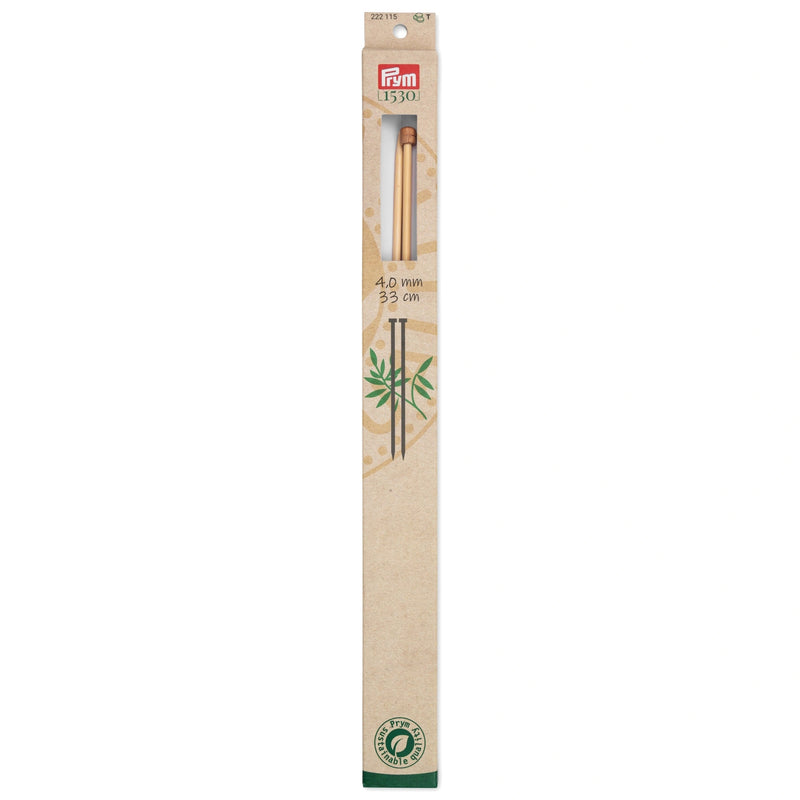 Load image into Gallery viewer, 222115|Prym 13" Single Point Bamboo Knitting Needles, 4mm
