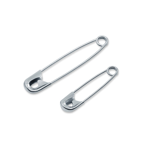 72-66|Dritz Safety Pins, Assorted Sizes, Nickel, 10 pc