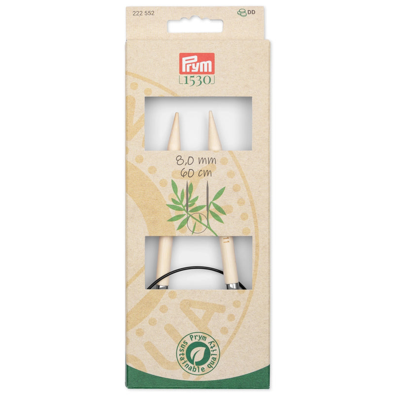 Load image into Gallery viewer, 222552|Prym 24" (60 cm) Circular Bamboo Knitting Needles, US 11 (8 mm)
