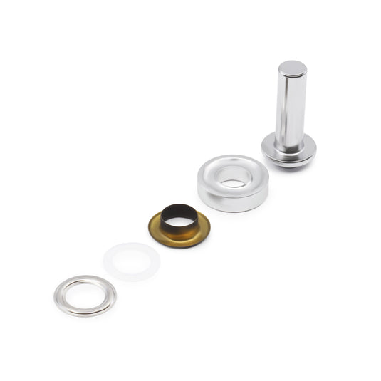740-1-T|Dritz 1/2" Fashion Grommets, 1 Kit, Black