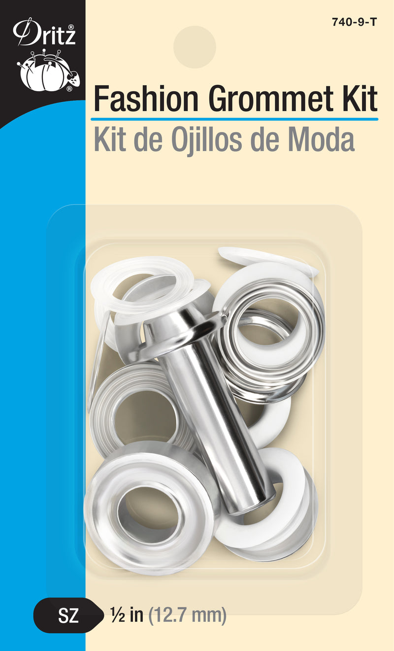 Cargue la imagen en el visor de la galería, 740-9-T|Dritz 1/2" Fashion Grommets, 1 Kit, White
