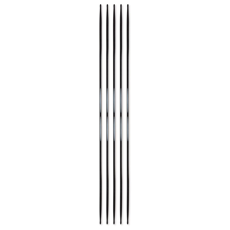 Chargez l'image dans la visionneuse de la galerie, 194220|Prym 8" Ergonomic Double Point Knitting Needles, Carbon, 2.0mm