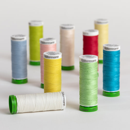 731138-2|Gutermann Sew-All rPET Polyester Thread Set, Light, 10 Spools