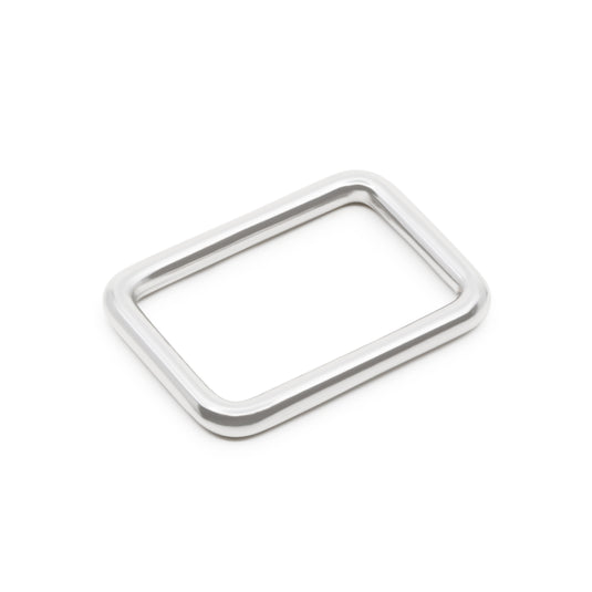 BK144|Dritz 1" Rectangle Rings, Nickel, 12 pc