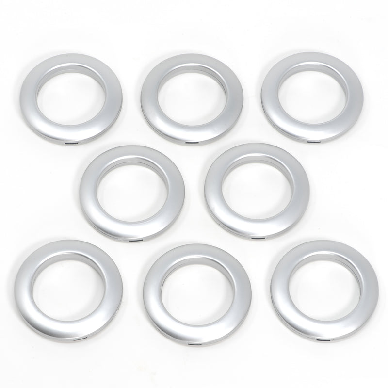 Load image into Gallery viewer, 44363|Dritz 1-9/16" Plastic Curtain Grommets, Brushed Silver, 8 Sets

