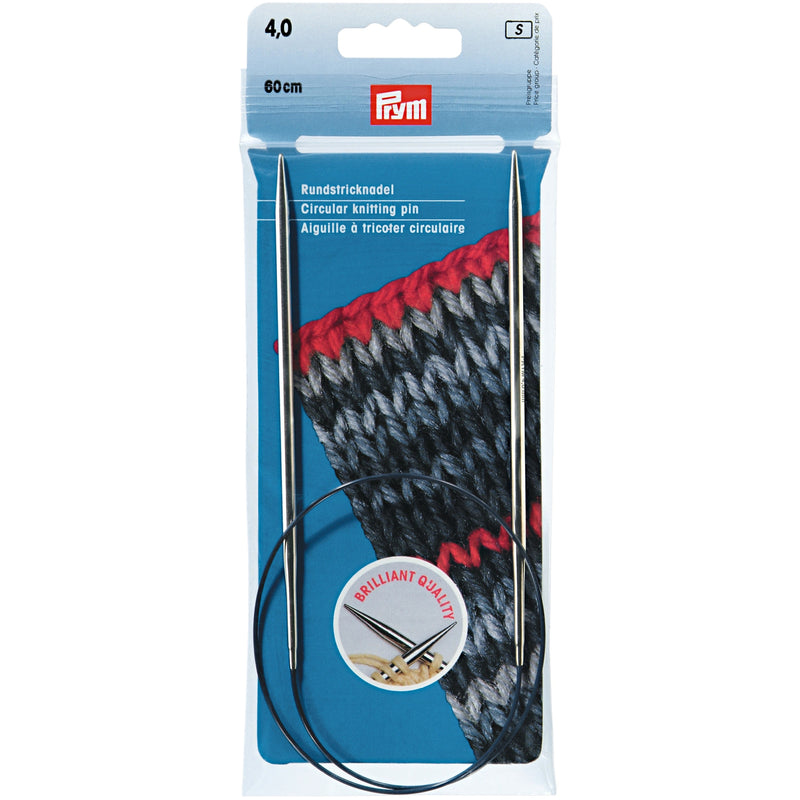 Load image into Gallery viewer, 212142|Prym 24" Circular Brass Knitting Needles, 4mm